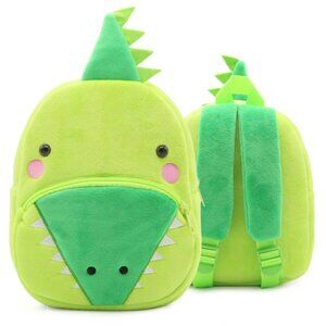 Cute Animal Plush Backpack for Toddlers Kids Gift Bag ( crocodile )